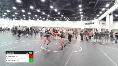 175 lbs Rr Rnd 2 - Olivia Melcher, Takedown Industries vs Katherine Herrera, Pounders WC