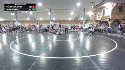 82 lbs Round Of 16 - Oliver Kerlavage, Shenandoah vs Silas Bennett, Gillet