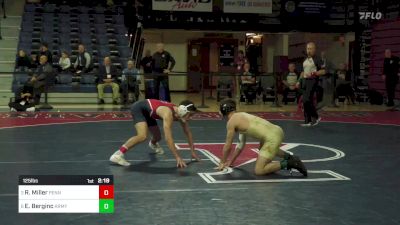 125 lbs 3rd Place - Ryan Miller, Pennsylvania vs Ethan Berginc, Army West Point