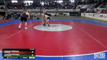 7A 170 lbs 1st Place Match - Carson Freeman, Thompson vs Jackson Mitchell, Spain Park Hs