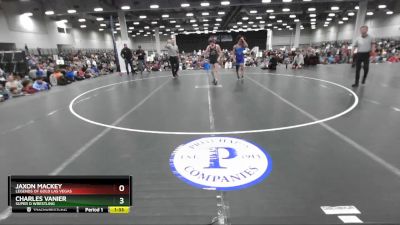 144 lbs Quarterfinal - Jaxon Mackey, Legends Of Gold Las Vegas vs Charles Vanier, Super D Wrestling