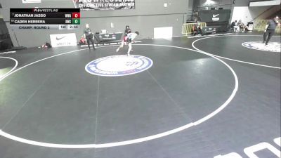 Champ. Round 2 - Jonathan Jasso, Wright Wrestling Academy vs Caden Herrera, Driller Wrestling Club