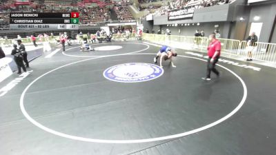 92 lbs Cons. Sub-semis - Christian Diaz, Delta Wrestling Club vs Jason Benicki, Mother Lode Wrestling Club