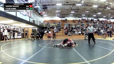 138 lbs Quarterfinal - Tyler Ulmer, New Philadelphia vs Santino Walker, Boardman