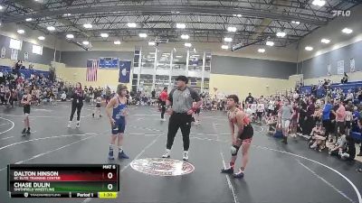 115/10u130 Quarterfinal - Dalton Hinson, KC Elite Training Center vs Chase Dulin, Smithfield Wrestling