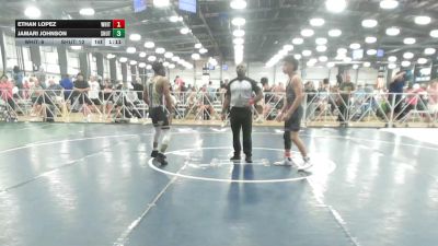 126 lbs Rr Rnd 1 - Ethan Lopez, Whitted Trained National Dual Team - HSB vs Jamari Johnson, Team Shutt Whittaker - HSB