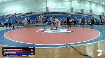 182 lbs Semifinal - Anthony Kroninger, OH vs Landon Hicks, IN