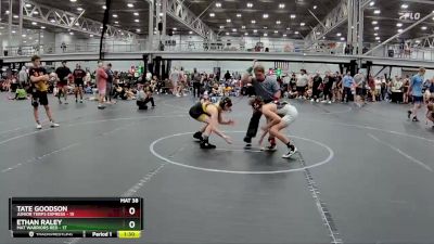 100 lbs Round 6 (8 Team) - Tate Goodson, Junior Terps Express vs Ethan Raley, Mat Warriors Red