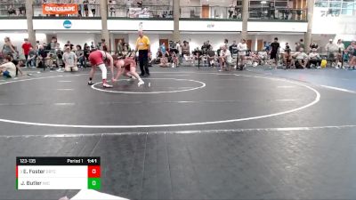 123-135 lbs Cons. Round 2 - Ethan Foster, Alber Athletics vs Joshua Butler, Iguana Wrestling Club