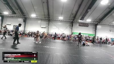 106 lbs Cons. Round 1 - Andreo Manlove, South Effingham vs Eli Garcia, Reverence Wrestling Club