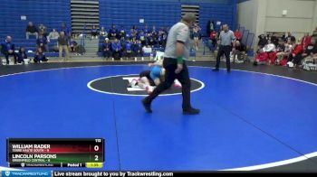 113 lbs Placement Matches (8 Team) - Lincoln Parsons, Greenfield Central vs William Rader, Terre Haute South