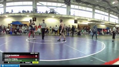 149 lbs Cons. Round 5 - Tyson Barrow, Indiana vs Kadyn O`Neal, Mishawaka Wrestling Club