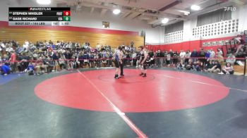 144 lbs Consi Of 8 #2 - Stephen Whisler, Portsmouth vs Gage Richard, Kearsarge