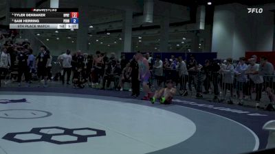 65 kg 5th Place Match - Tyler Dekraker, Spartan RTC@LHP vs Sam Herring, Pennsylvania