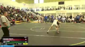 106 lbs Placement Matches (8 Team) - Lee Camp, Cass vs Hayden Fritts, Woodward Academy