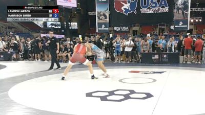165 lbs Cons. Sub-rd Of 64 - Landen Larson, Minnesota vs Harrison Smith, Nevada