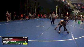 80 lbs Round 5 - Justice Perry, Braham Warriors vs Grayson Stenberg, Team Nazar