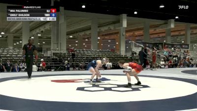 Senior Women Freestyle FS - 50 lbs Quarters - Mia Palumbo, Illinois vs Emily Shilson, Titan Mercury Wrestling Club (TMWC)
