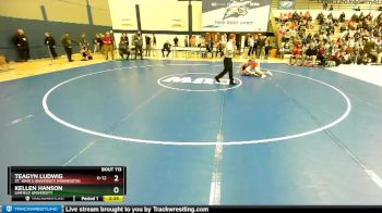 133 lbs Cons. Round 1 - Kellen Hanson, Linfield University vs Teagyn Ludwig, St. John`s University (Minnesota)