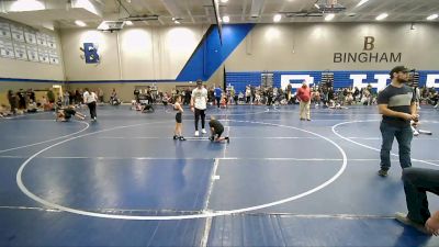 58 lbs Quarterfinal - Daniel De Laney, Stallions Wrestling Club vs Kloee Bingham, Bear River Wrestling Club