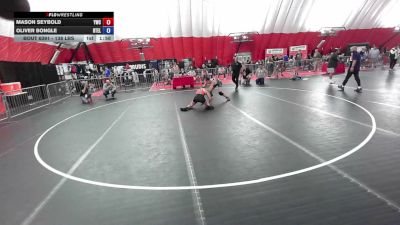 138 lbs Cons. Rd Of 32 - Mason Seybold, Yorkville Wrestling Club vs Oliver Bongle, RT Elite