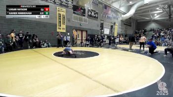 116 lbs Quarterfinal - Logan Hayashi, Clark vs Xavier Kimbrough, Sierra Sabers