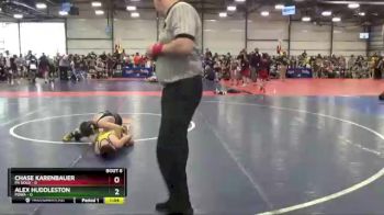 72 lbs Round 2 (6 Team) - Alex Huddleston, POWA vs Chase Karenbauer, PA Gold