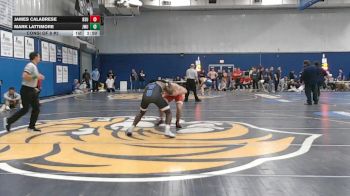 157 lbs Consi Of 8 #2 - James Calabrese, Bridgewater State vs Mark Lattimore, Johnson & Wales (RI)