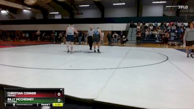 285 lbs Cons. Round 2 - Christian Conner, Messiah vs Billy McChesney, Columbia