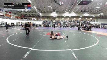 138 lbs Cons. Round 3 - Zoe Fries, Missouri Baptist University vs Kira Phillipa, Texas Woman`s University