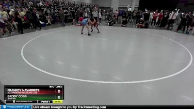 144 lbs Cons. Round 2 - Brody Cobb, Arizona vs Frankdy Navarrete, All American Wrestling Club