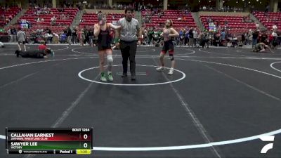 120 lbs Cons. Round 4 - Sawyer Lee, Victory vs Callahan Earnest, Jayhawk Wrestling Club