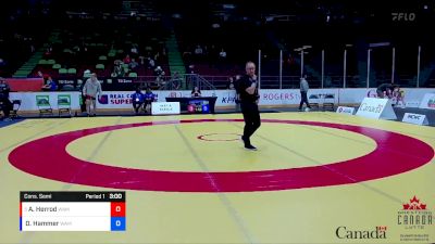 79kg Cons. Semi - Asher Herrod, UBC vs Dilon Hammer, Saskatoon WC