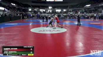 1A-4A 132 Cons. Round 2 - Andy Maroyka, St. John Paul II vs Gabriel Snyder, Weaver