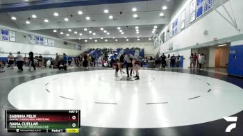 135 lbs 3rd Place Match - Ivana Cuellar, Titan Mercury Wrestling Club vs Sabrina Felix, Downey Highschool Wrestling