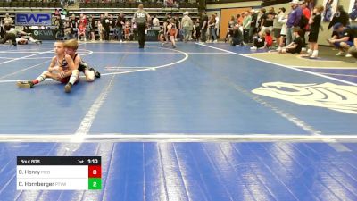 58 lbs Quarterfinal - Cannon Henry, Piedmont vs Corbin Hornberger, Perkins