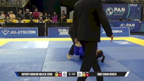 Emily Sarah Heisler vs Nathiely Karoline Melo De Jesus 2026 Pan Jiu Jitsu IBJJF Championship