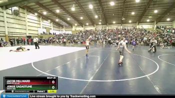 85 lbs Quarterfinal - Jorge Sagastume, Westlake vs Jacob Millward, Sons Of Atlas