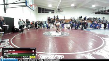 145 lbs Cons. Round 5 - Josh Valdez, Servite vs Shane A. Lerma, Marina