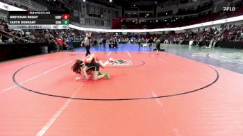 120 lbs Cons. Round 2 - Taryn Durrant, Kuna vs Gretchan Begay, Nampa