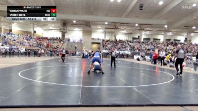 AA 215 lbs Cons. Round 2 - Zerek Keel, Warren Co. High School vs Ethan Ward, Page High School