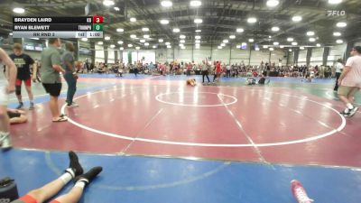 120 lbs Rr Rnd 3 - Brayden Laird, Kraken Black - HSB vs Ryan Blewett, Triumph Maize - HSB