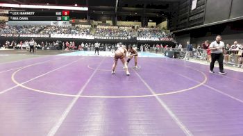 155 lbs Cons. Round 1 - Lexi Barnett, Hays HS vs Mia Dara, Salina-South HS