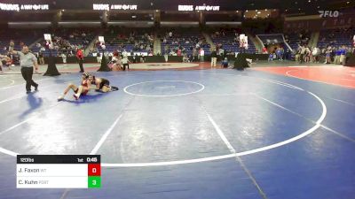 120 lbs Round Of 32 - John Faxon, Whittier vs Carter Kuhn, Portsmouth