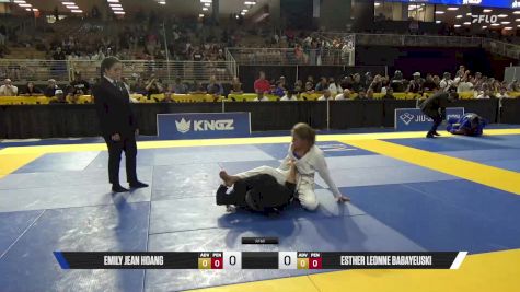 Esther Leonne Babayeuski vs Emily Jean Hoang 2025 Pan Kids Jiu-Jitsu IBJJF Championship