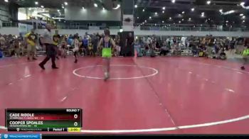80 lbs Round 7 (8 Team) - Cooper Spoales, HEADHUNTERS WC vs Cade Riddle, SCORPIONS FLORIDA WC