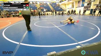 73 lbs 2nd Place - CJ Tyler, Black Fox Wrestling vs Ryker Roedenbeck, Tahlequah Wrestling Club