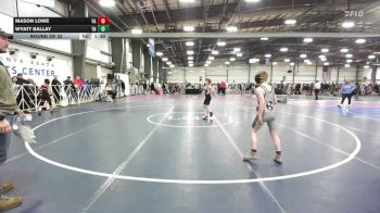 80 lbs Round Of 32 - Mason Lowe, VA vs Wyatt Ballay, TN