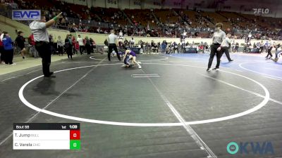 58 lbs Final - Tuff Jump, BullTrained vs Cato Varela, Chickasha Youth Wrestling