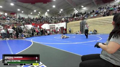 43 lbs Semifinal - Kuper McIntyre, GGB vs Jeremiah Sanders, Red Cobra WA